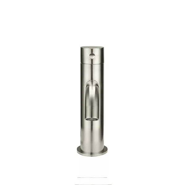 Piccola - Brushed Nickel Basin Mixer with Curved Spout