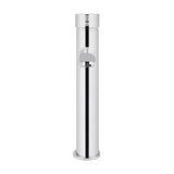 Round - Polished Chrome Tall Basin Mixer with Straight Spout