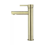 Round - Tiger Bronze Tall Basin Mixer with Straight Spout