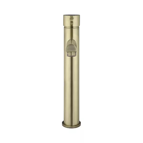 Round - Tiger Bronze Tall Basin Mixer with Straight Spout