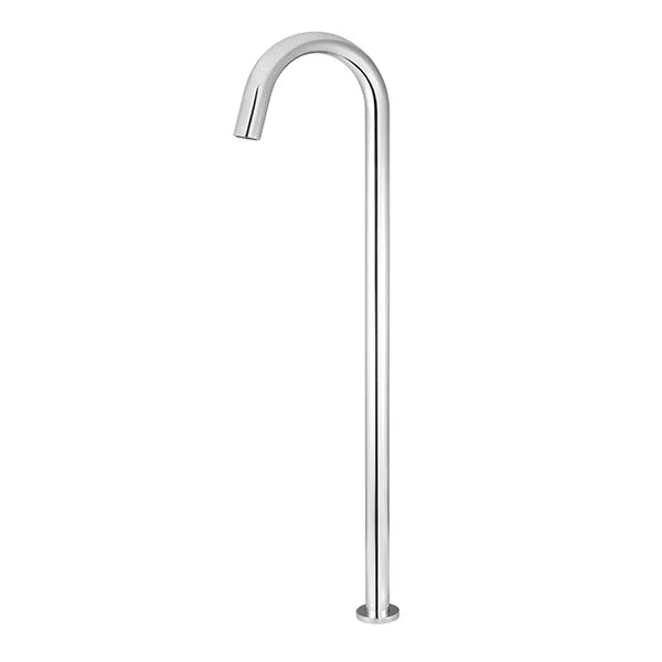 Round - Polished Chrome Freestanding Bath Spout