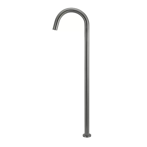 Round - Shadow Gunmetal Freestanding Bath Spout