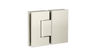 Meir - Brushed Nickel Glass to Glass Shower Door Hinge