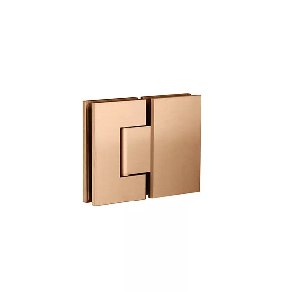 Meir - Lustre Bronze Glass to Glass Shower Door Hinge