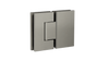 Meir - Shadow Gunmetal Glass to Glass Shower Door Hinge