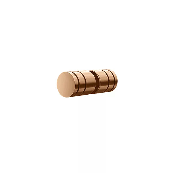 Round - Lustre Bronze Shower Door Handle