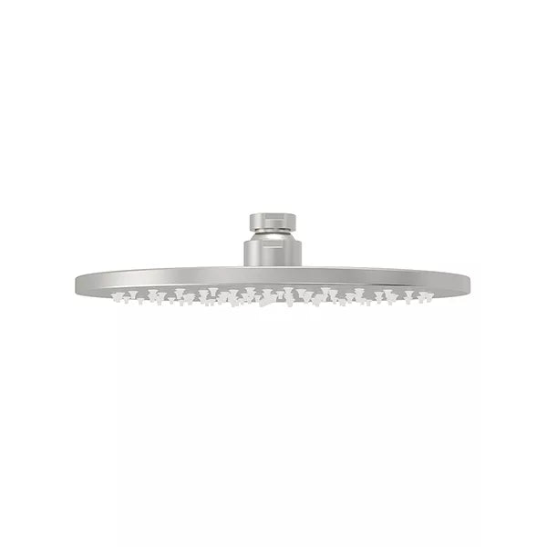 Round - Brushed Nickel 200mm Shower Head