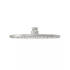 Round - Brushed Nickel 200mm Shower Head