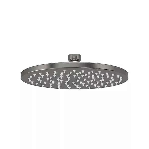 Round - Shadow Gunmetal 200mm Shower Head