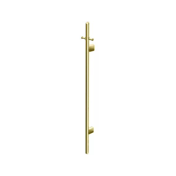 Round - Tiger Bronze Vertical Heated Towel Rail