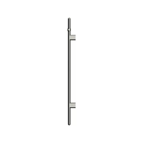 Round - Shadow Gunmetal Vertical Heated Towel Rail