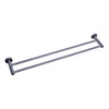 Mirage - Gunmetal 600mm Double Towel Rail