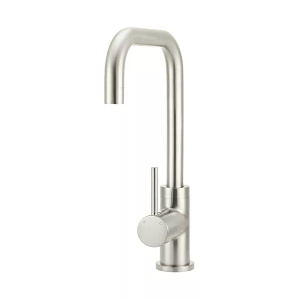 Round - Brushed Nickel Kitchen Mixer