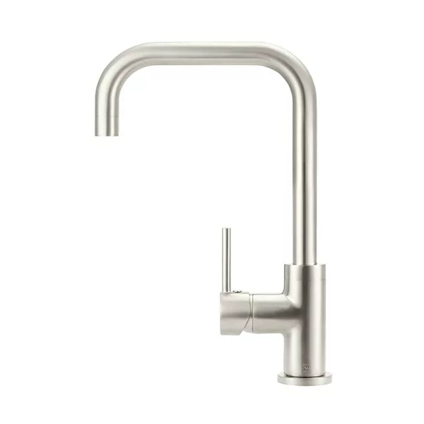 Round - Brushed Nickel Kitchen Mixer