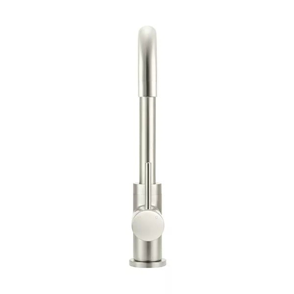 Round - Brushed Nickel Kitchen Mixer