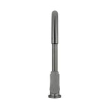 Round - Shadow Gunmetal Gooseneck Kitchen Mixer w Paddle Handle