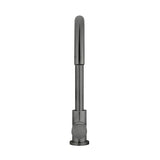 Round - Shadow Gunmetal Gooseneck Kitchen Mixer w Pinless Handle