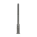 Round - Shadow Gunmetal Gooseneck Kitchen Mixer w Pull-out Hose & Vege Spray