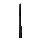 Round - Matte Black Gooseneck Kitchen Mixer w Paddle Handle & Pull-out Hose