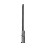 Round - Shadow Gunmetal Gooseneck Kitchen Mixer w Pinless Handle & Pull-out Hose