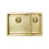 Lavello - Brushed Bronze Gold One and Half Bowl
670x440mm