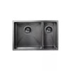 Lavello - Gunmetal Black One & Half Bowl
670x440mm