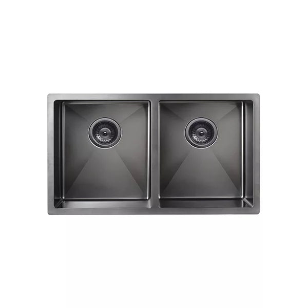 Lavello - Gunmetal Black Double Bowl
760x440mm