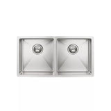 Lavello - Brushed Nickel Double Bowl
860x440mm