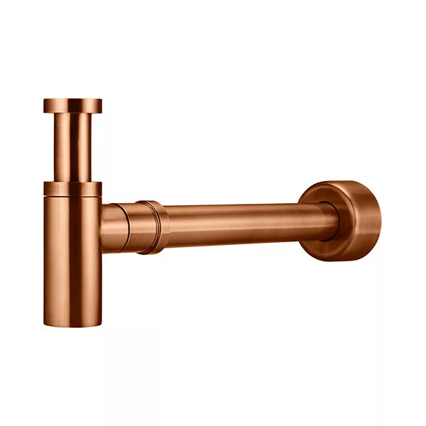 Round - Lustre Bronze Bottle Trap w 40mm Adapter