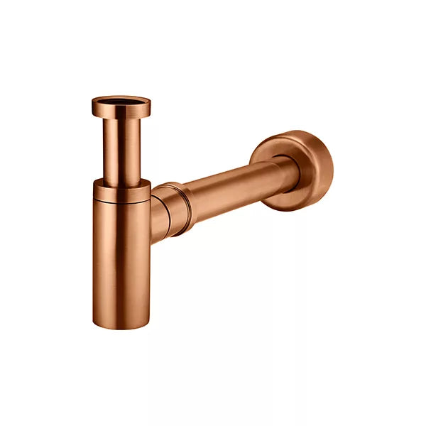 Round - Lustre Bronze Bottle Trap w 40mm Adapter