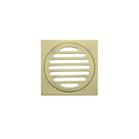 Square - Tiger Bronze Shower Drain w 100mm Outlet