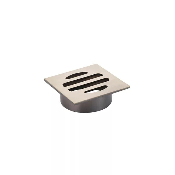 Square - Champagne Shower Drain w 50mm Outlet