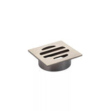 Square - Champagne Shower Drain w 50mm Outlet