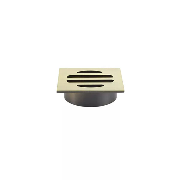 Square - Tiger Bronze Shower Drain w 50mm Outlet