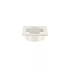 Square - Brushed Nickel Shower Drain w 50mm Outlet