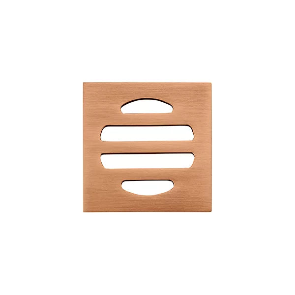 Square - Lustre Bronze Shower Drain w 50mm Outlet