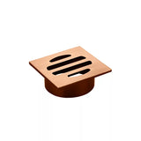 Square - Lustre Bronze Shower Drain w 50mm Outlet