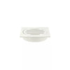 Square - Brushed Nickel Shower Drain w 80mm Outlet