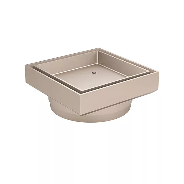 Smart Tile Waste - Champagne Shower Tile Waste with 100mm Outlet