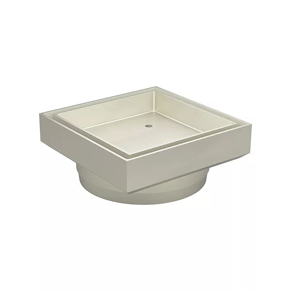 Smart Tile Waste - Brushed Nickel Shower Tile Waste with 100mm Outlet