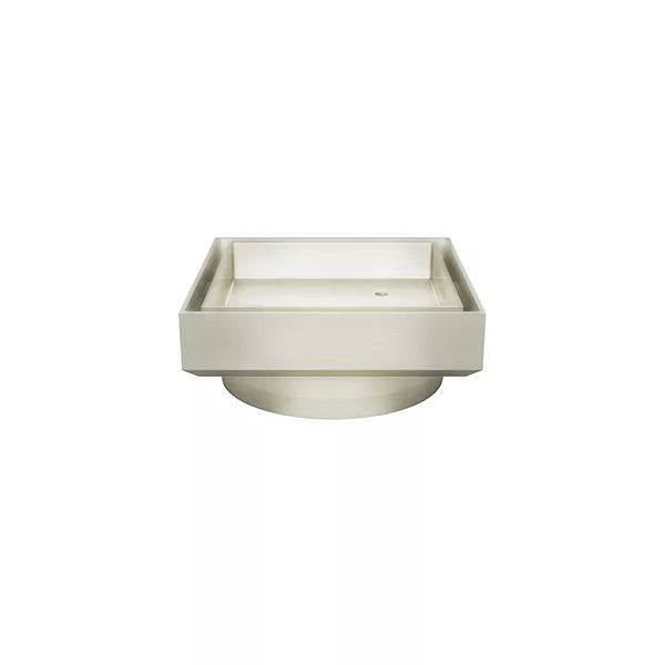 Smart Tile Waste - Brushed Nickel Shower Tile Waste with 100mm Outlet