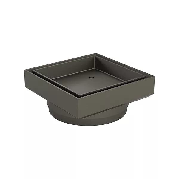 Smart Tile Waste - Shadow Gunmetal Shower Tile Waste with 100mm Outlet