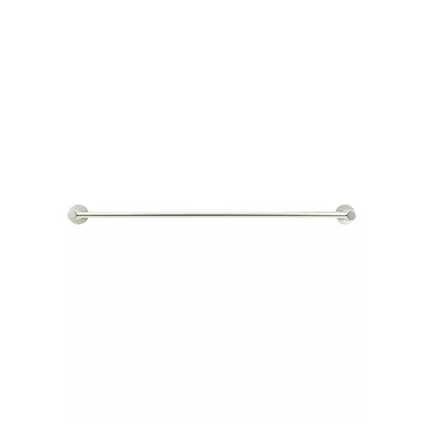 Round - Brushed Nickel 600mm Double Towel Rail