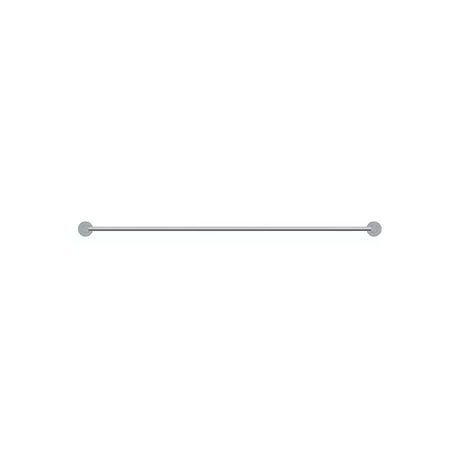 Round - Polished Chrome 900mm Double Towel Rail