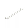 Round - Brushed Nickel 900mm Double Towel Rail