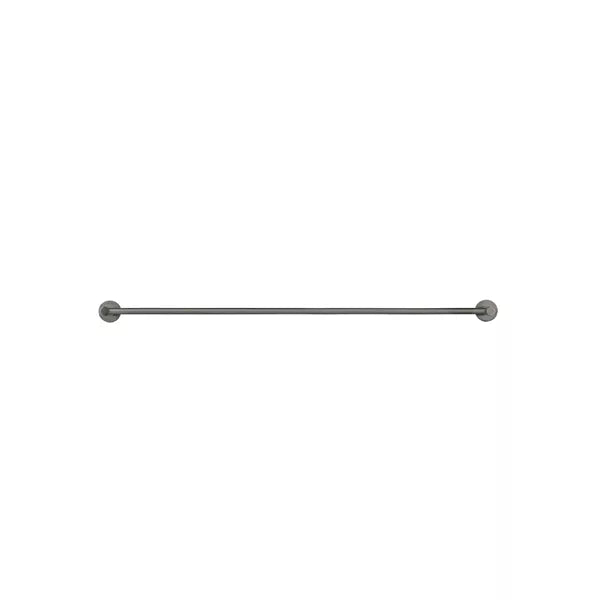 Round - Shadow Gunmetal 900mm Double Towel Rail