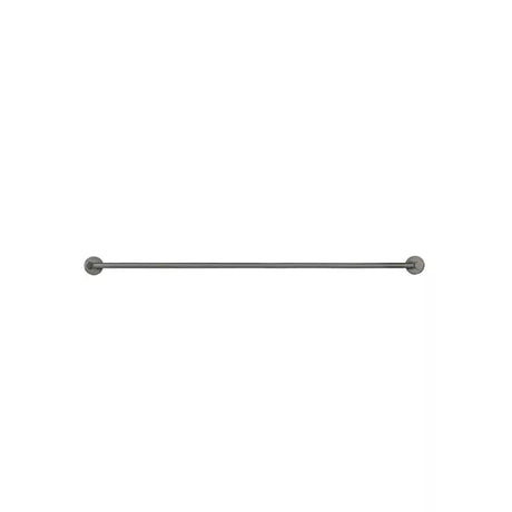Round - Shadow Gunmetal 900mm Double Towel Rail