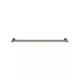 Round - Shadow Gunmetal 900mm Double Towel Rail