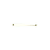 Round - Tiger Bronze 600mm Single Towel Rail