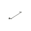 Round - Shadow Gunmetal 600mm Single Towel Rail